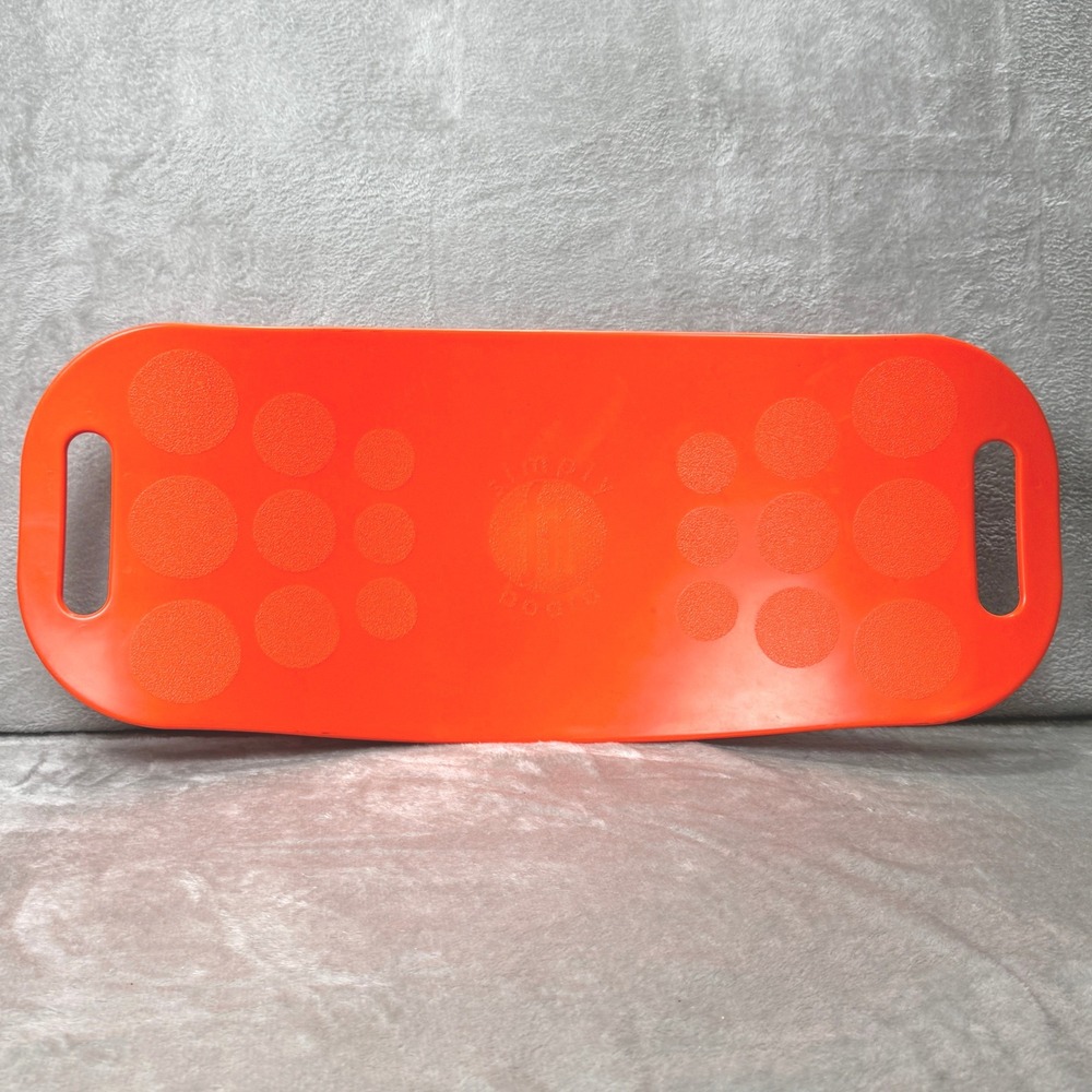 Simply Fit Board Orange Core Balance Board with Twist Motion and Handles Active - Picture 8 of 9